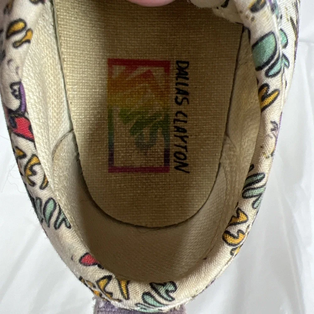 Vans Authentic‎ Elastic Dallas Clayton Skating Toddler Size 4 Skate Shoes